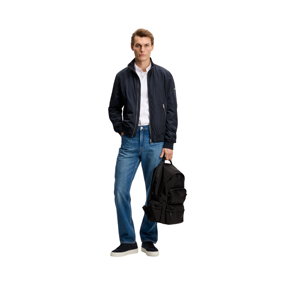 Kevin Poly Jacket - JL Navy