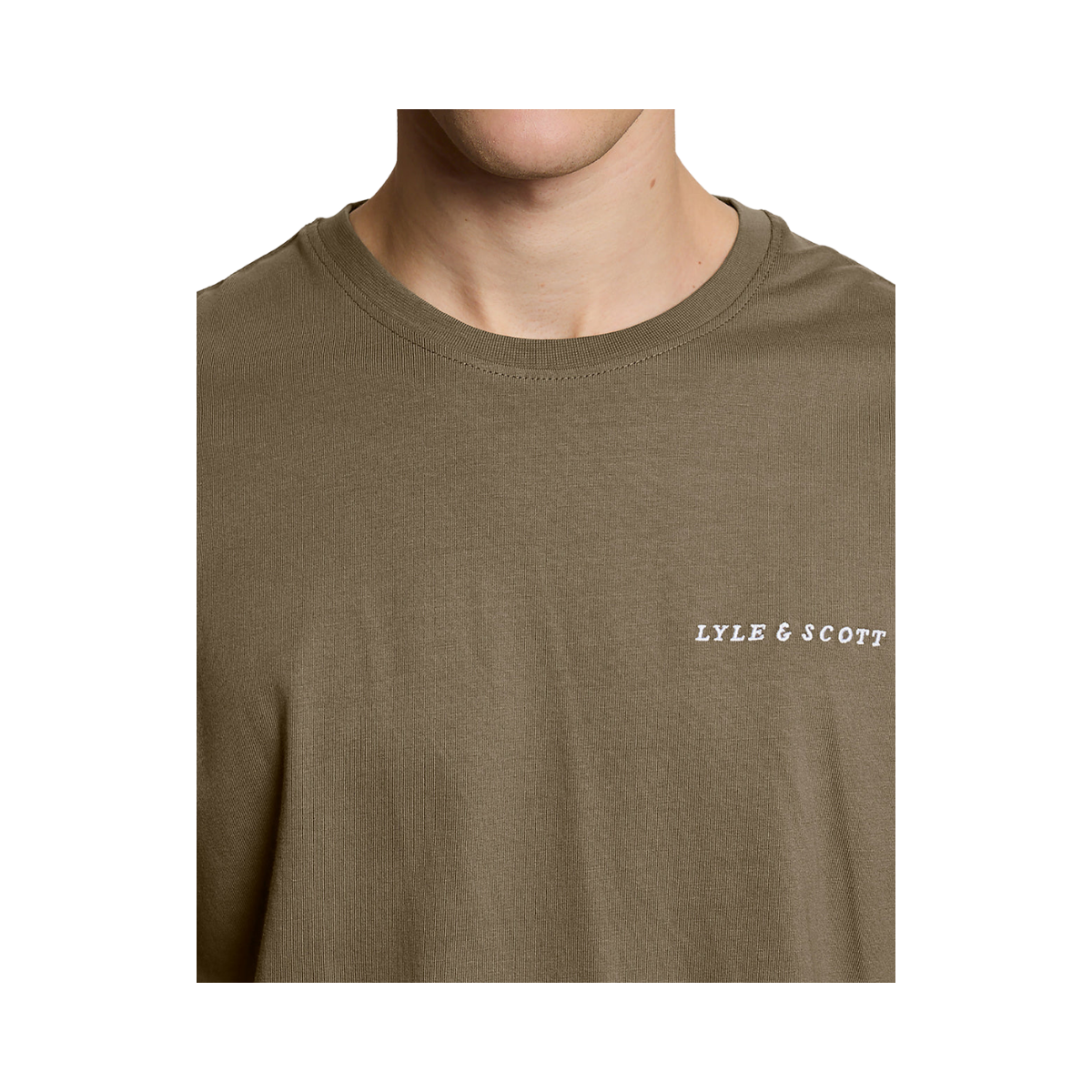 Script T-Shirt - Khaki Ash