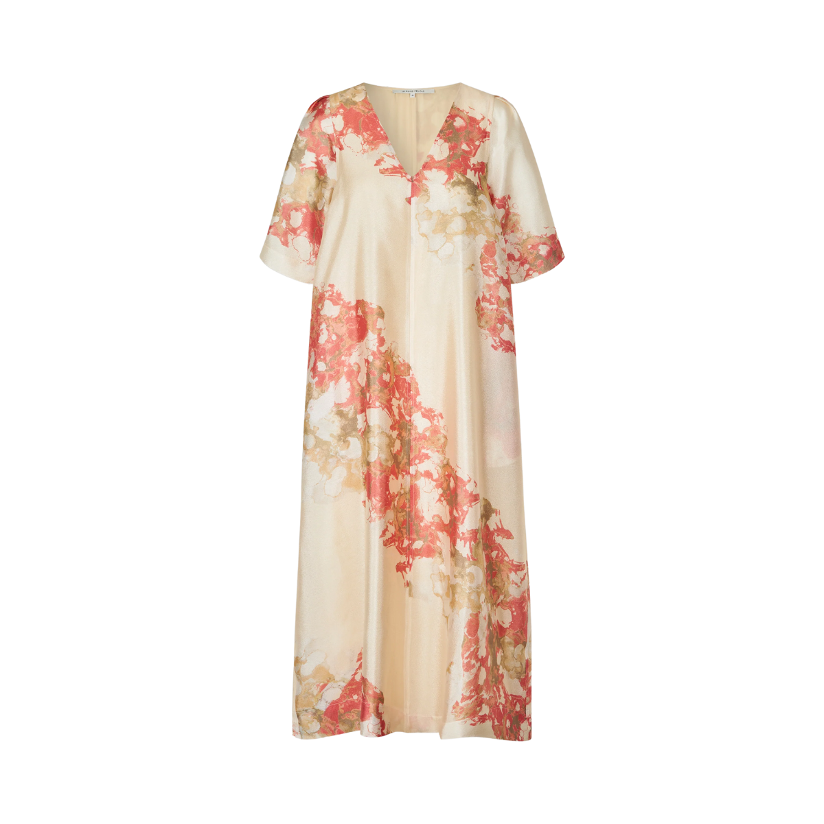 Lugana Maxi Dress - Spiced Coral