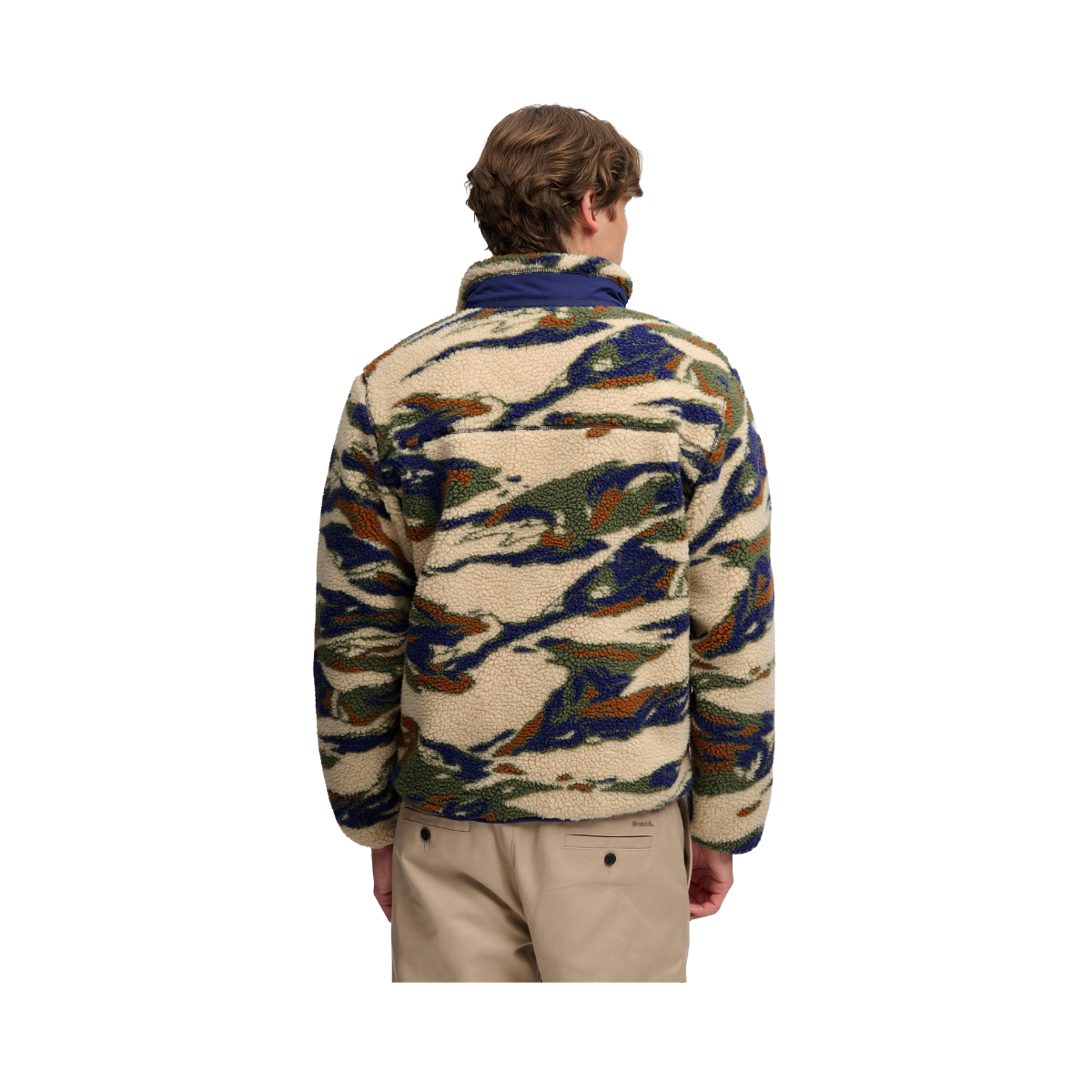Terrain Fleece Zip Thru - Khaki Terrain