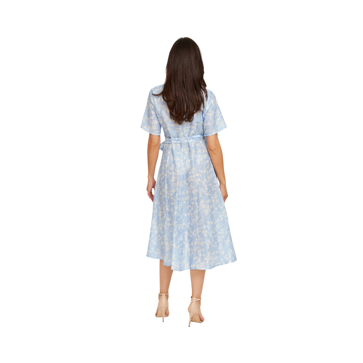 Mimmi Dress - Blue Flower Print