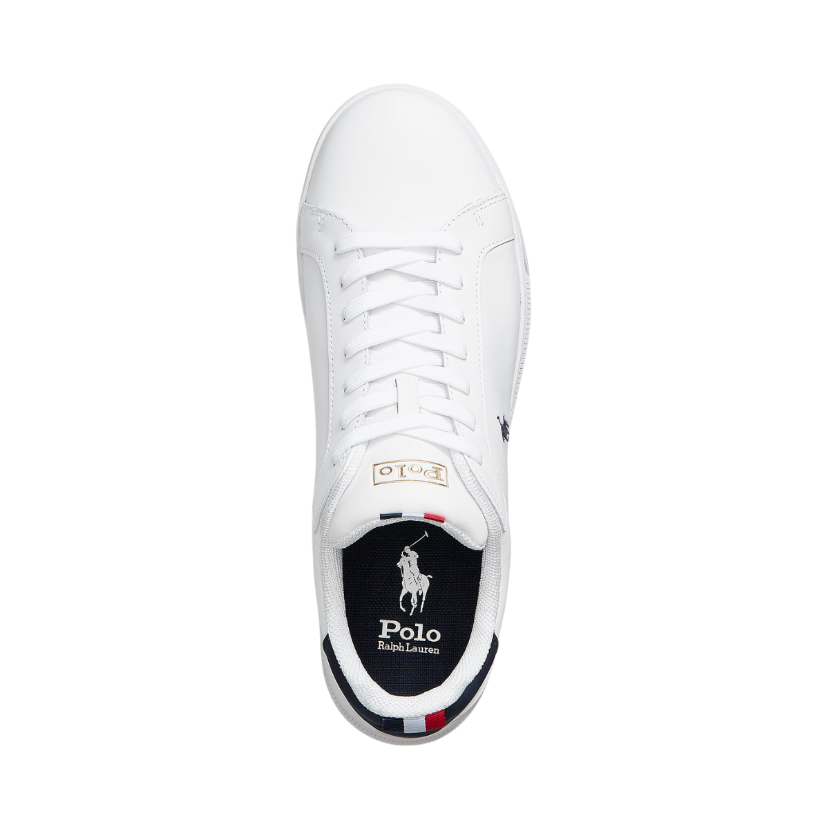 Sneakers Low Top Lace - WHITE/NAVY/RED