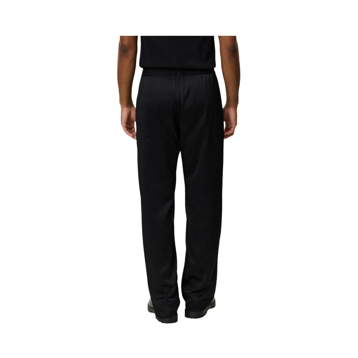 Houston Plissé Pants - Black