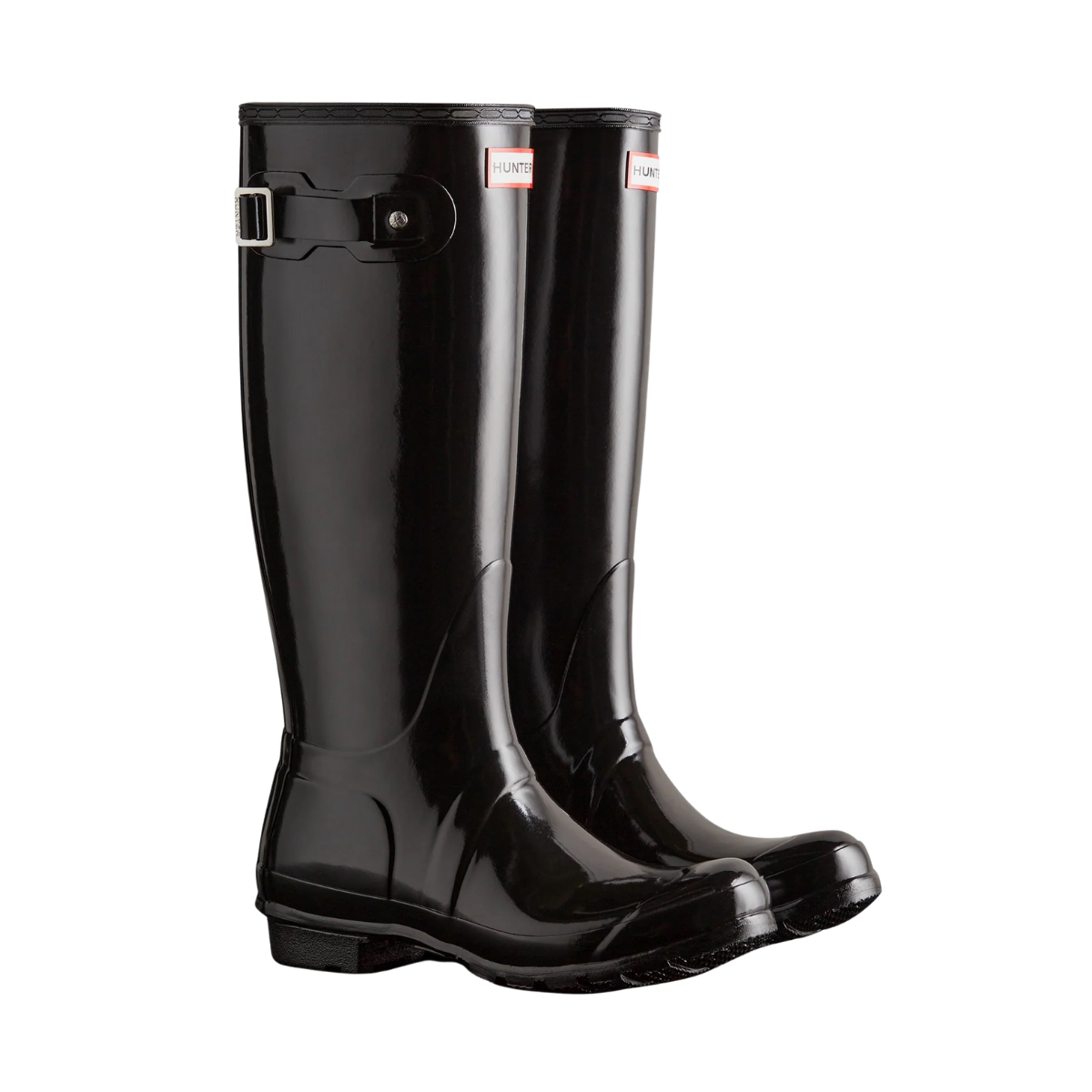 Womens Original Tall Gloss Boot - Black