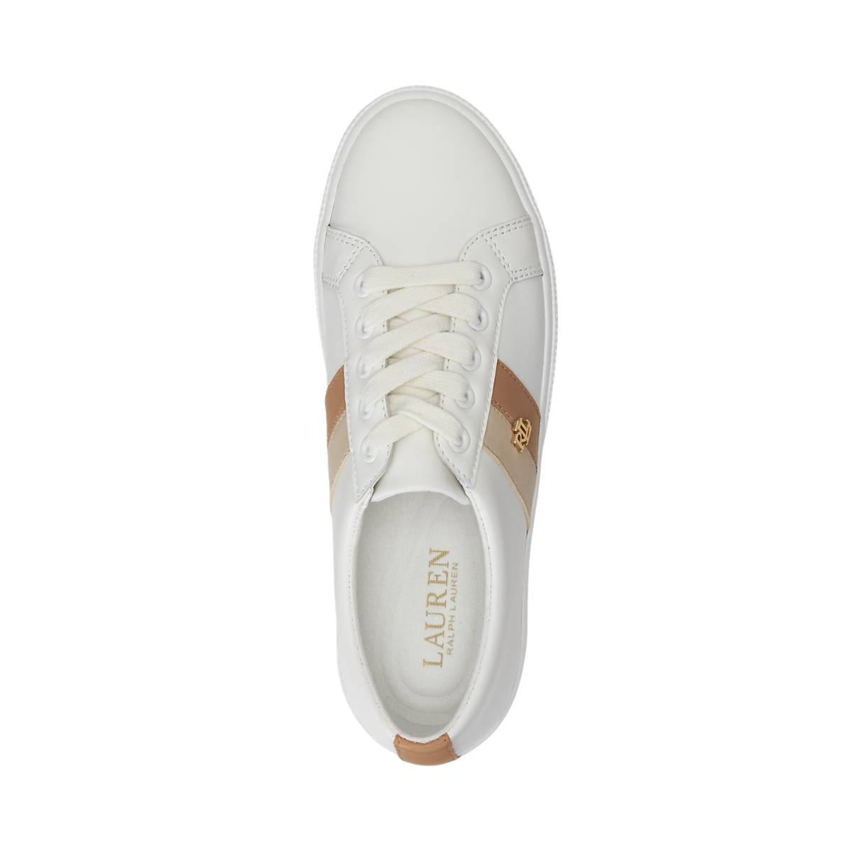 Janson Sneakers Low Top Lace - Snow White/Sand/Blue