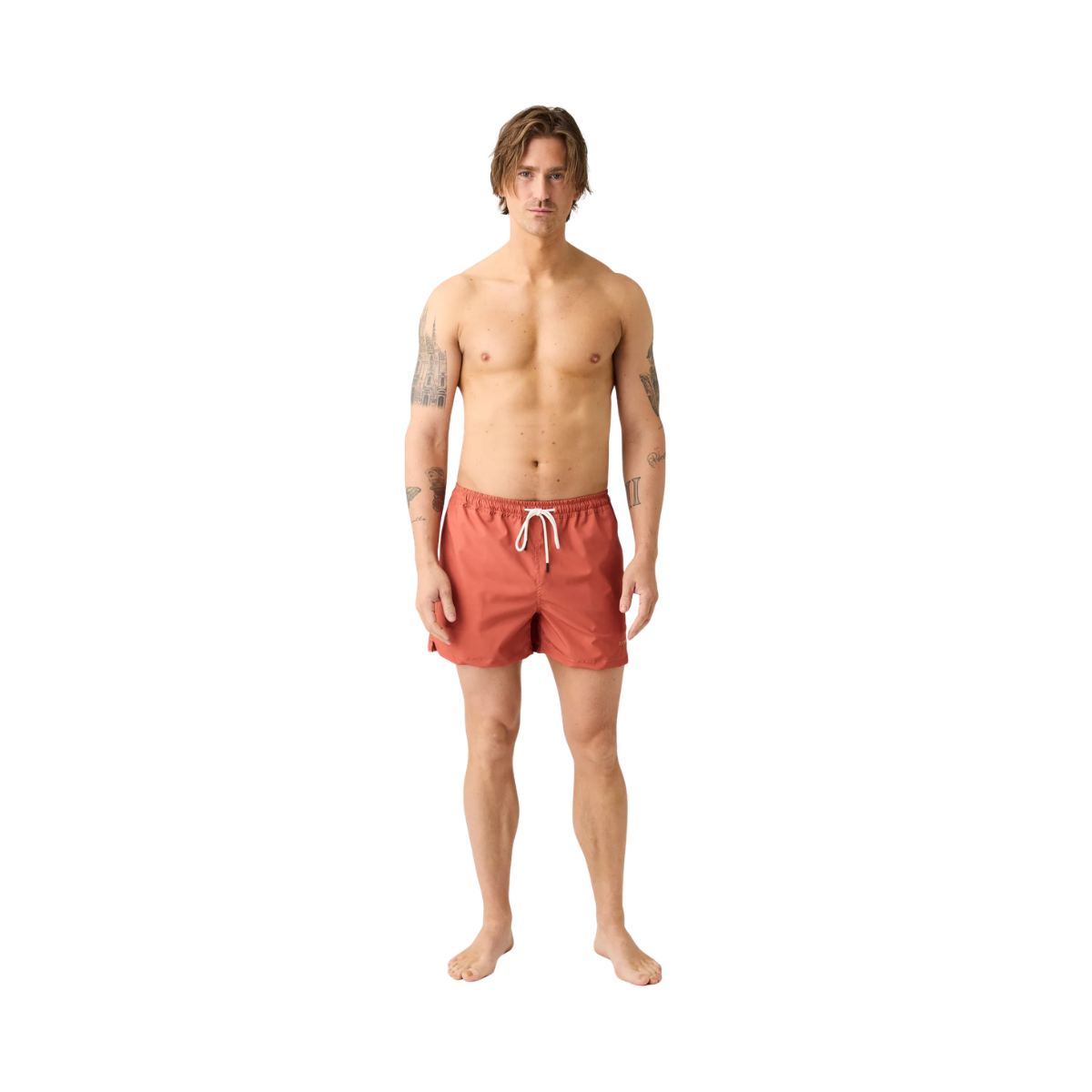 Stretch Swimshorts - Burnt Brick