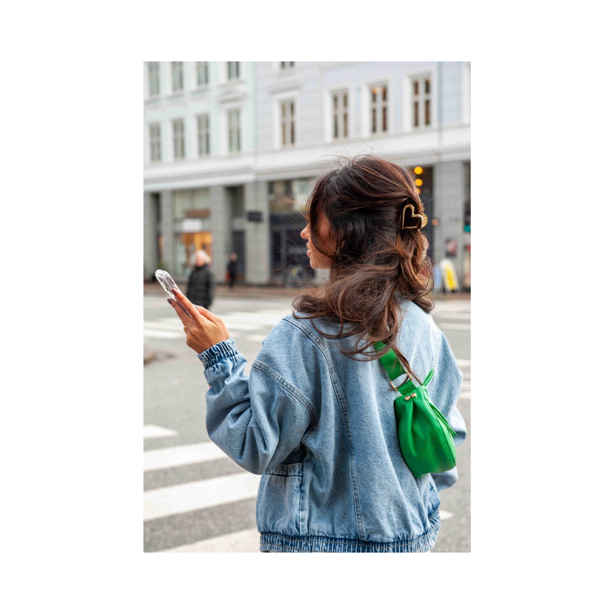 Hairclip heart gold - Gold