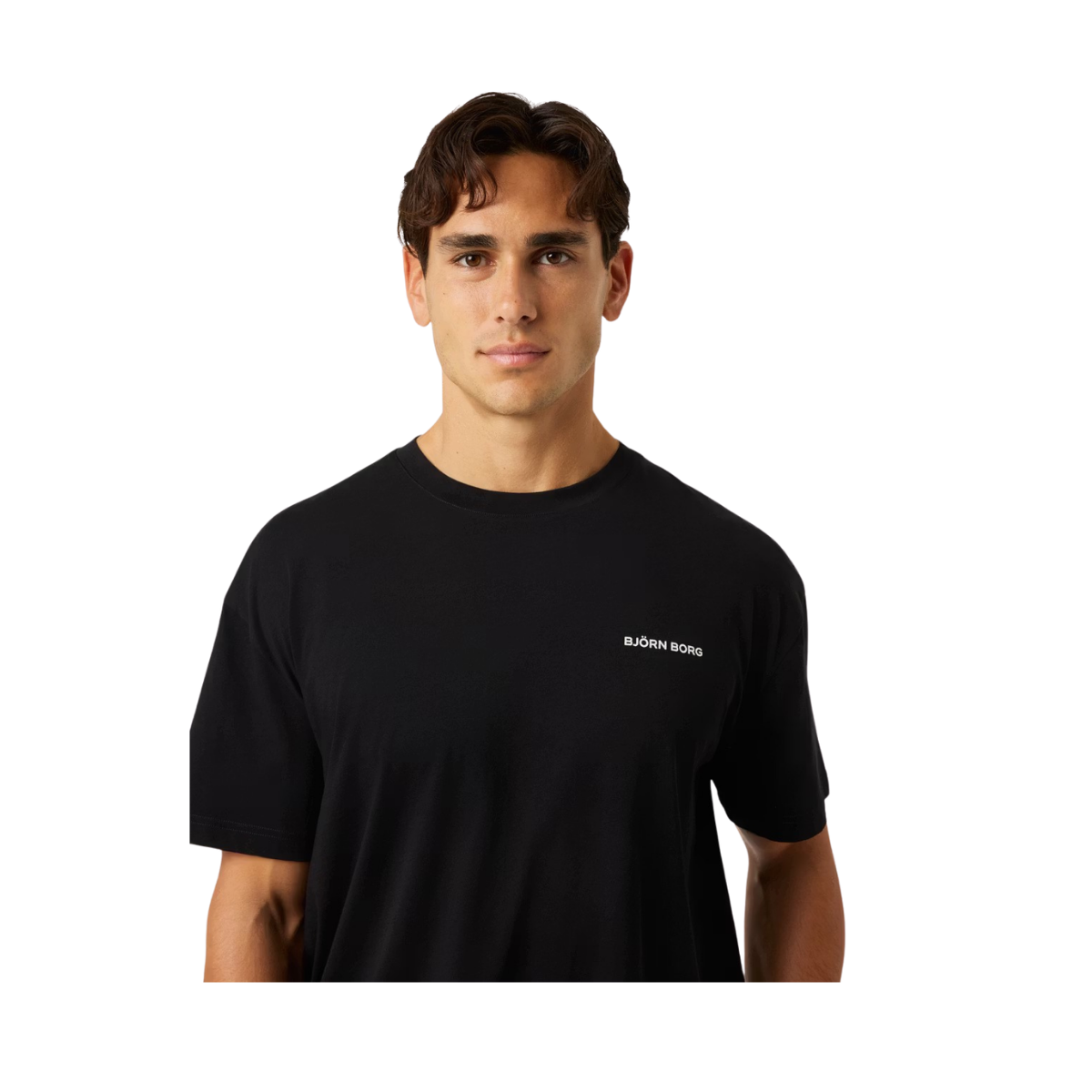 Borg Gym Oversized T-Shirt - Black Beauty