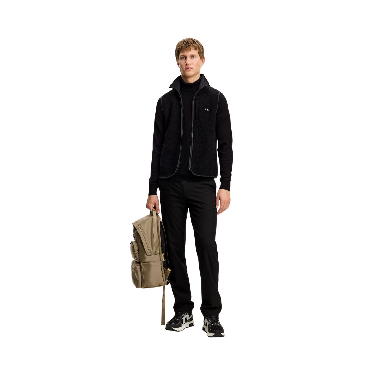 Kaden Merino Turtle Neck - Black