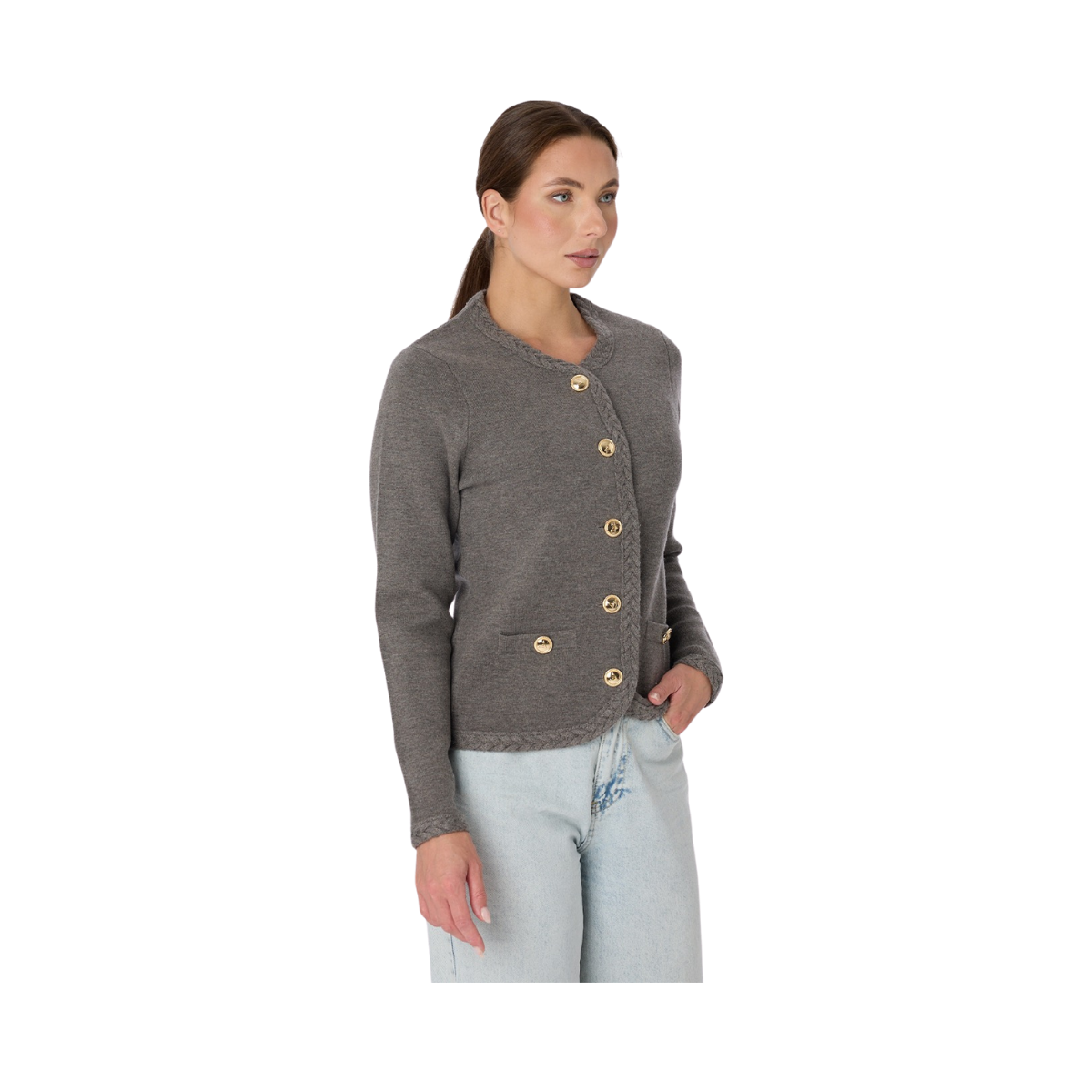 Reese Cardigan - Taupe