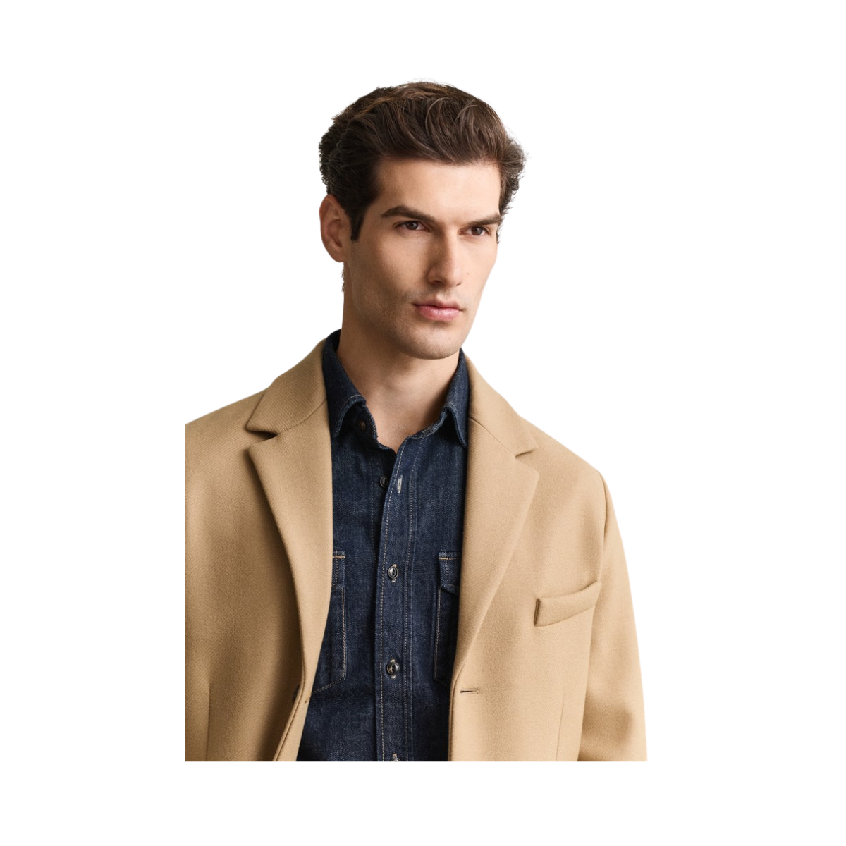 Classic Wool Coat - Light Taupe