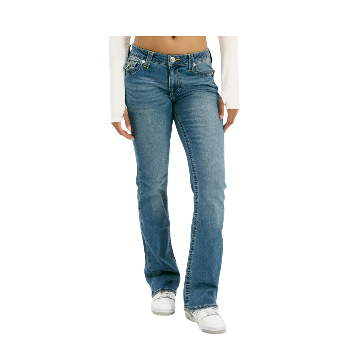 Becca Mid Rise Boot Cut Flap - IOFM Arabella