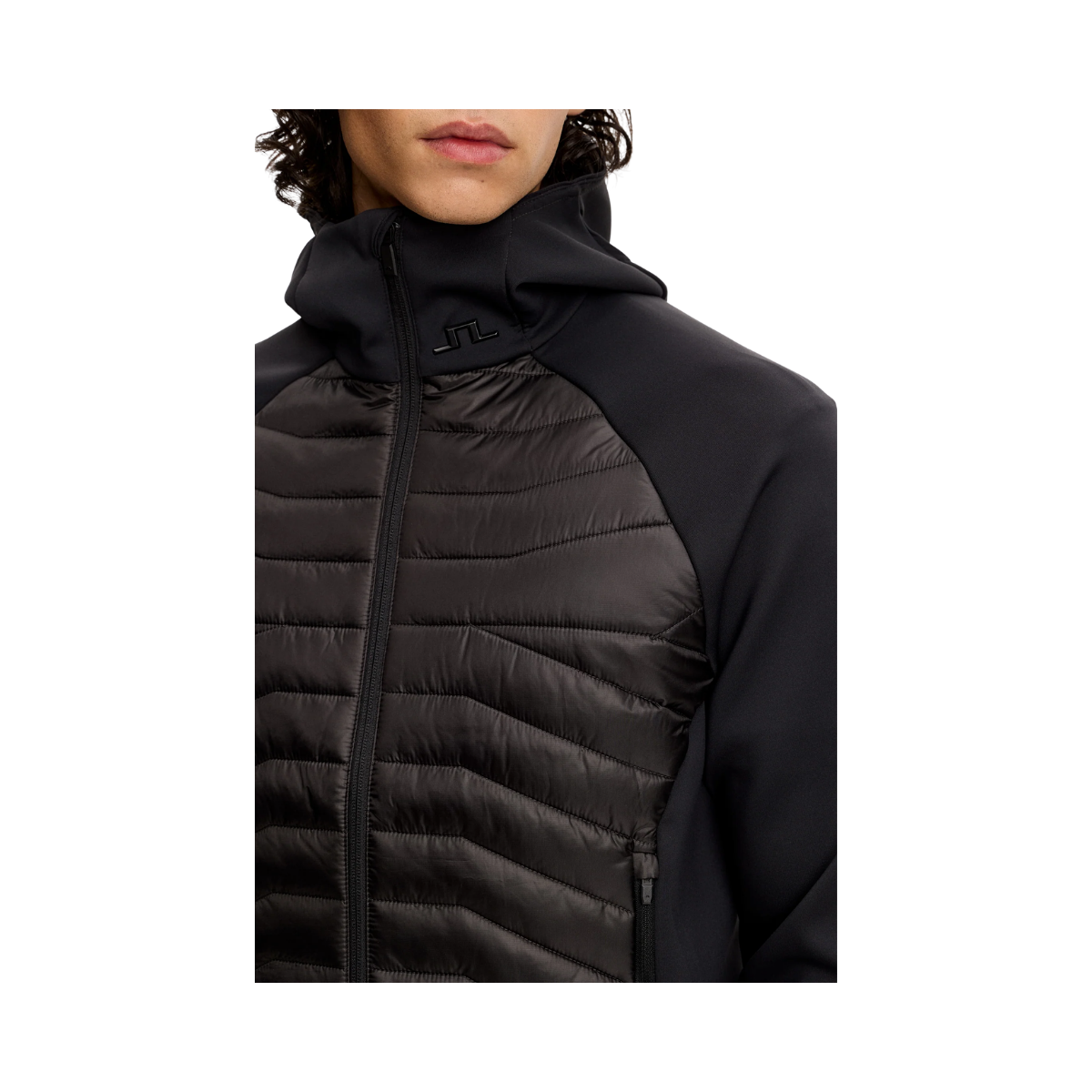 Heyden Quilt Hybrid Hood - Black