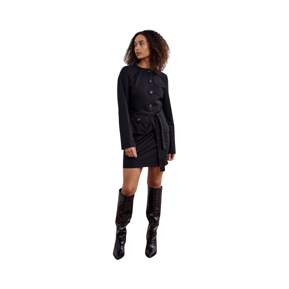 Kasaundra LS Blazer - Black