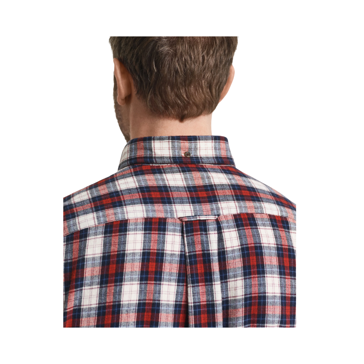 Windblown Flannel Check Shirt - Modern Rust