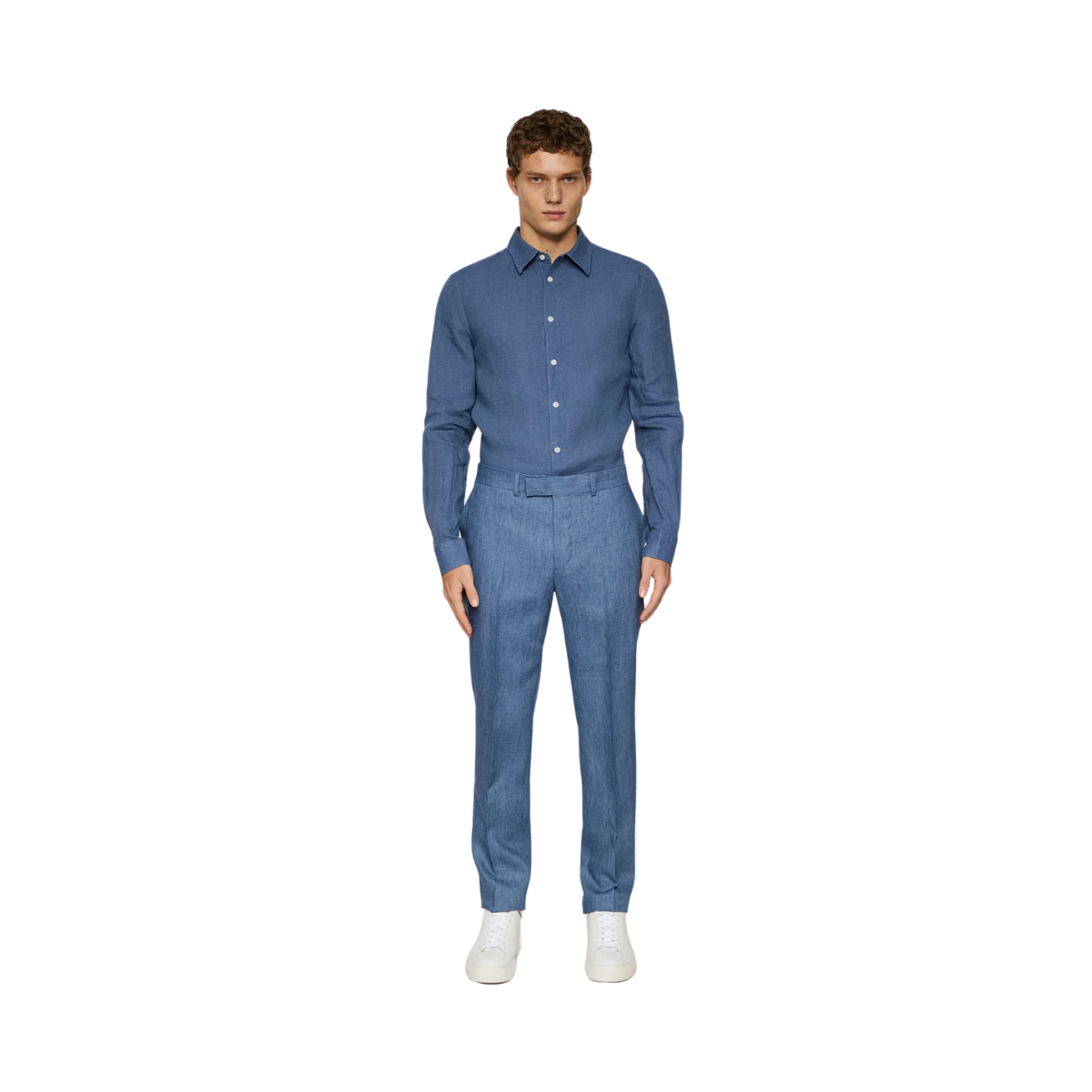 Grant Super Linen Pants - Rain Washed