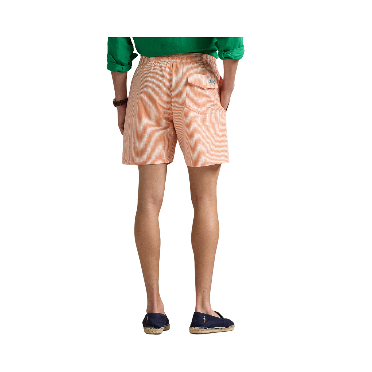 Traveler Mid Trunk - Classic Peach Seersucker