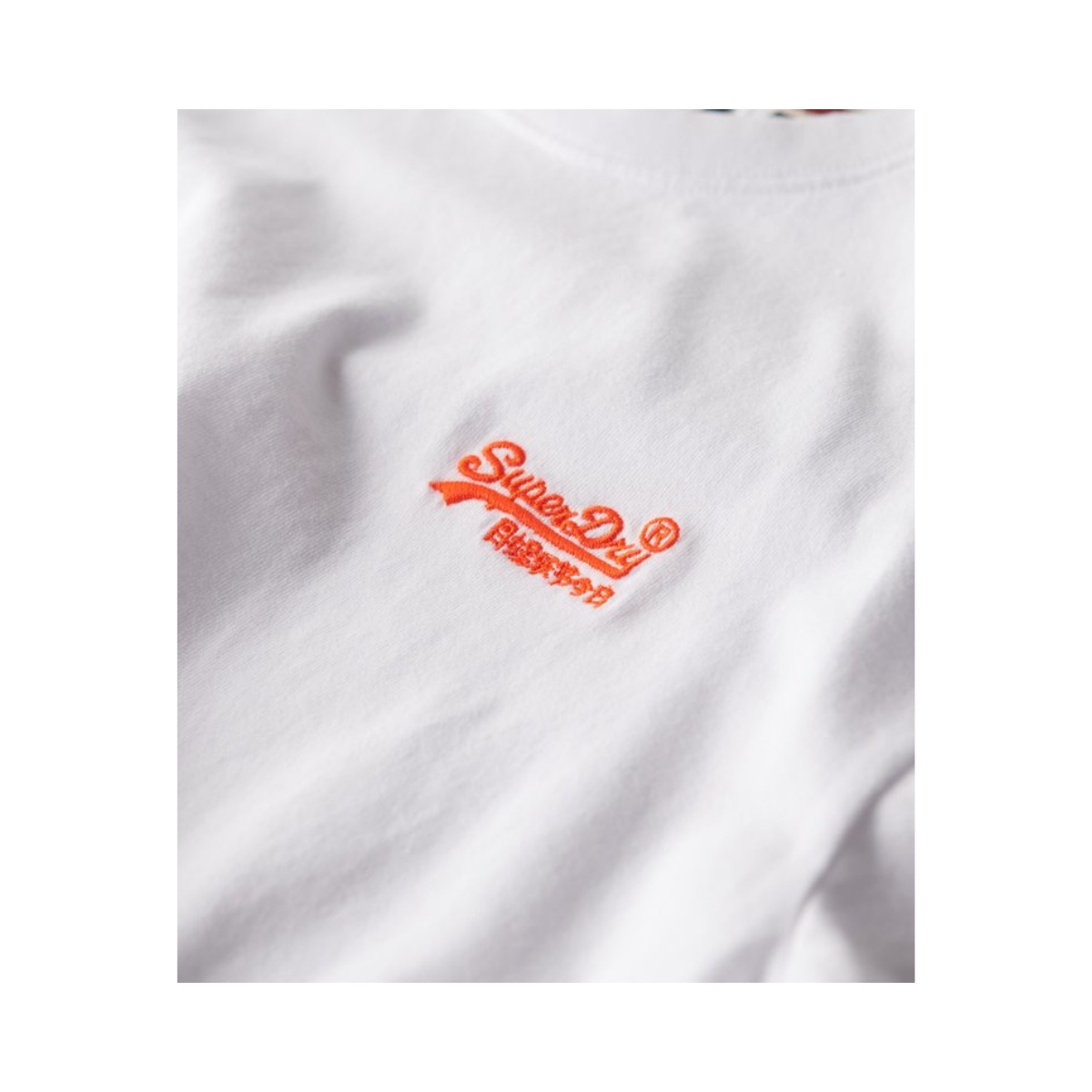 Essential Logo EMB Tee - Optic/Hazard Orange