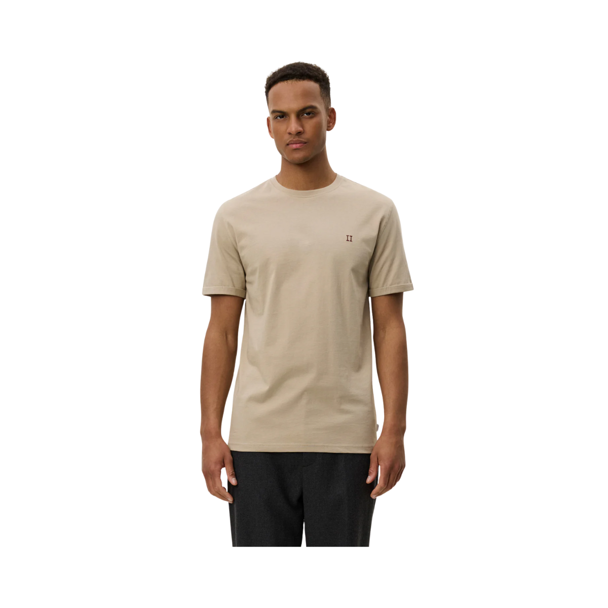 Norregaard Contrast T-Shirt - Dark Sand