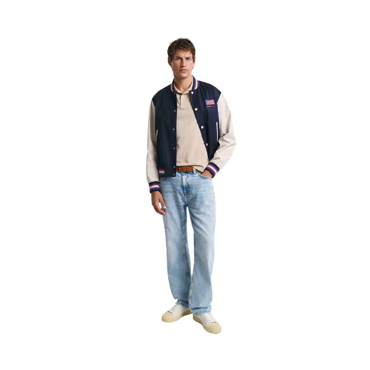 Shield SS Pique Polo - Dry Sand