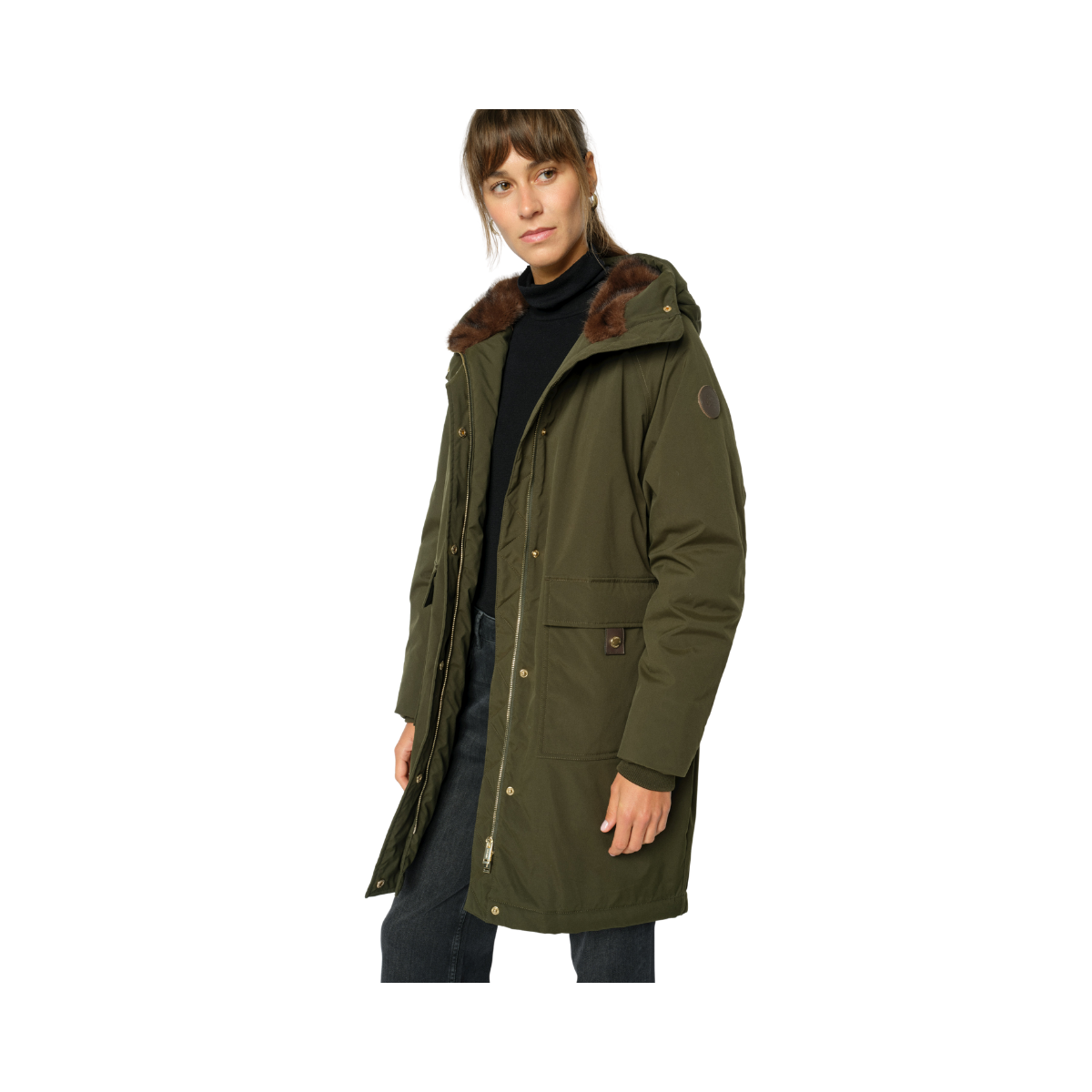 MMCali Faux Fur Jacket - 565 Rosin