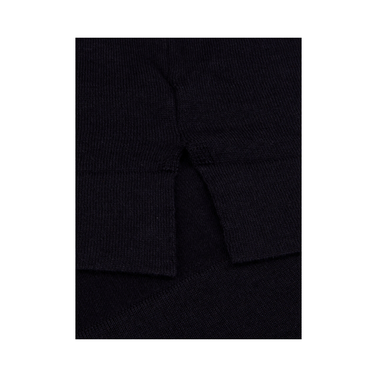 T-shirt Knitted Crew Neck - Navy