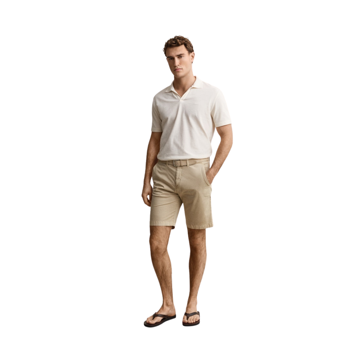 Sunfaded Chino Shorts - Oat Beige