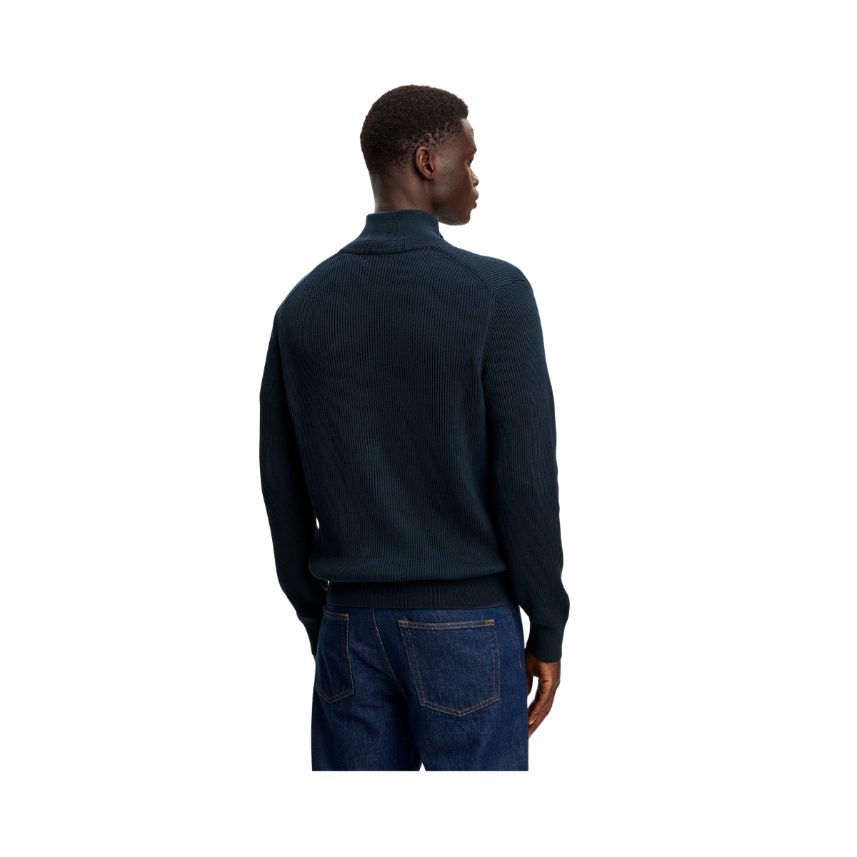 Alexis Full zip Cardigan - JL Navy