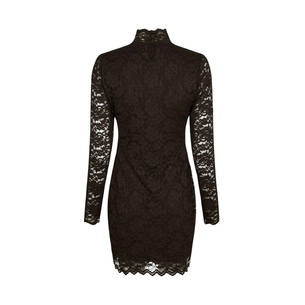 Lizette Laceflower Dress - Brown