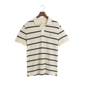 Striped Polo - 130 Cream