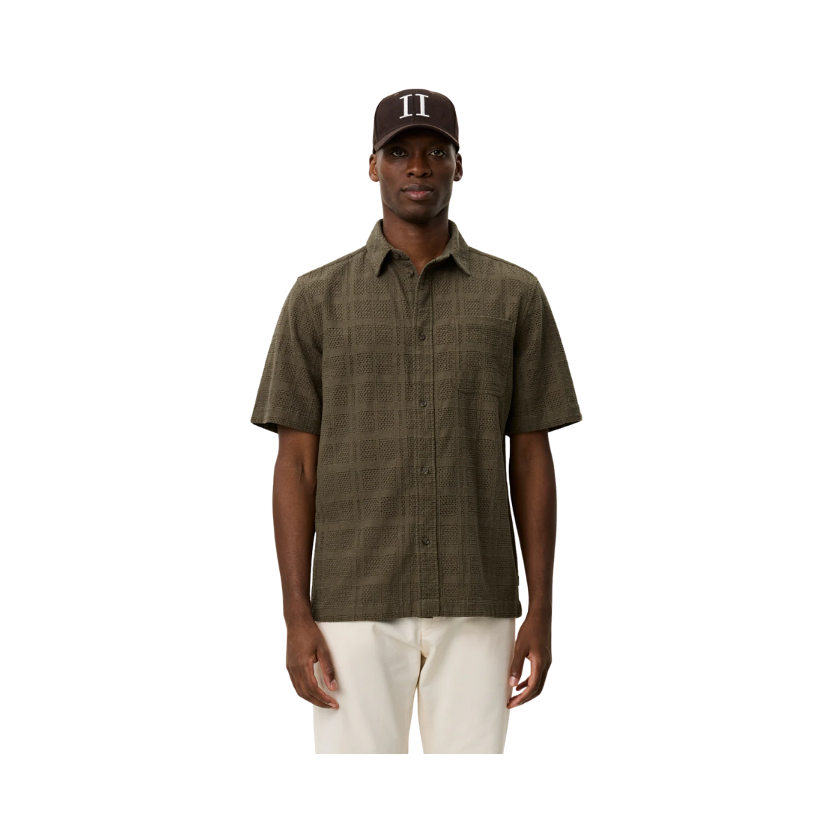 Charlie SS Shirt - 522 Olive Night Green