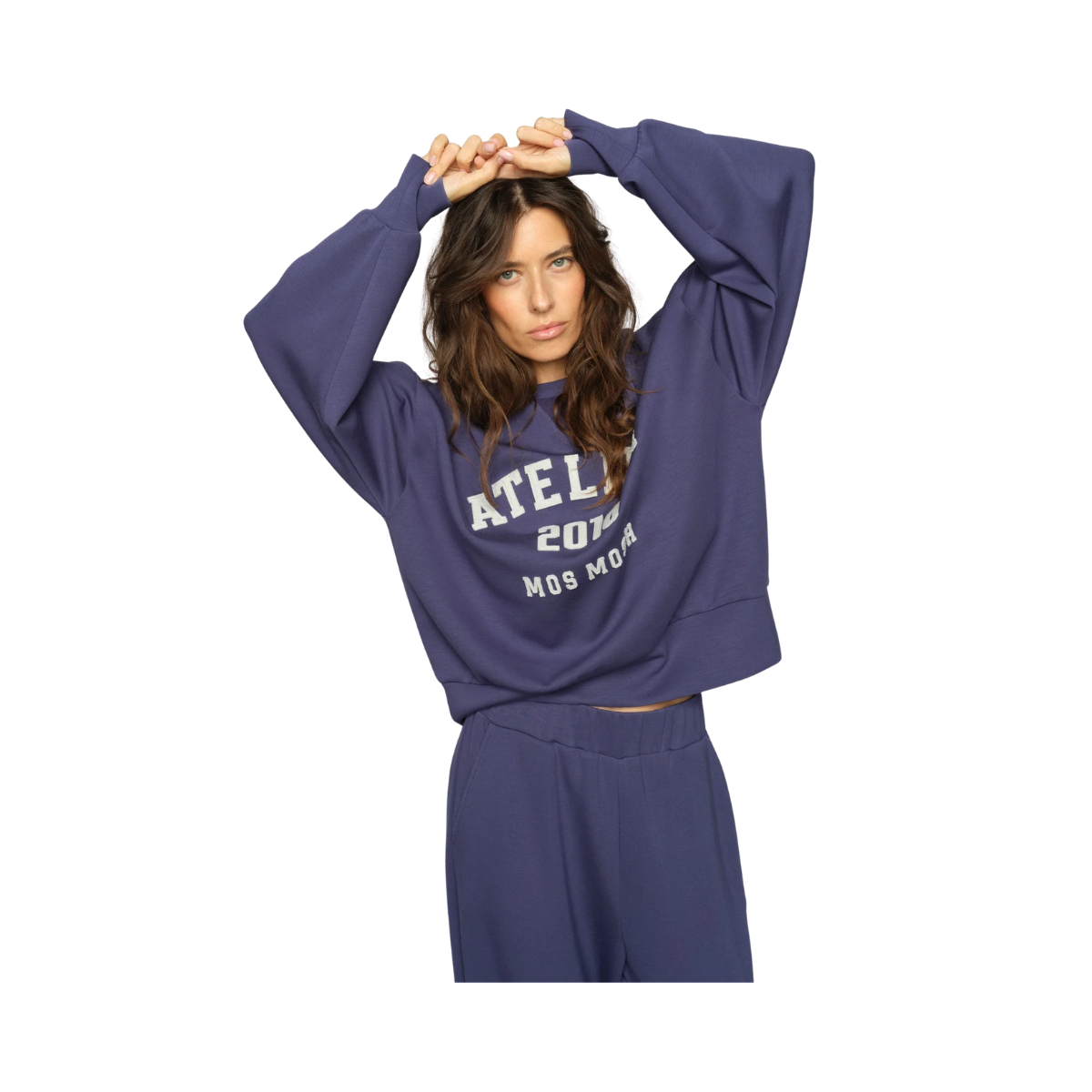 MMNima O-LS Sweatshirt - Crown Blue