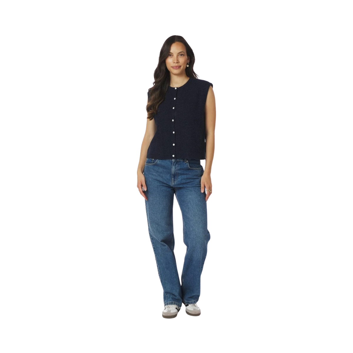 Everest Knit Vest - Navy