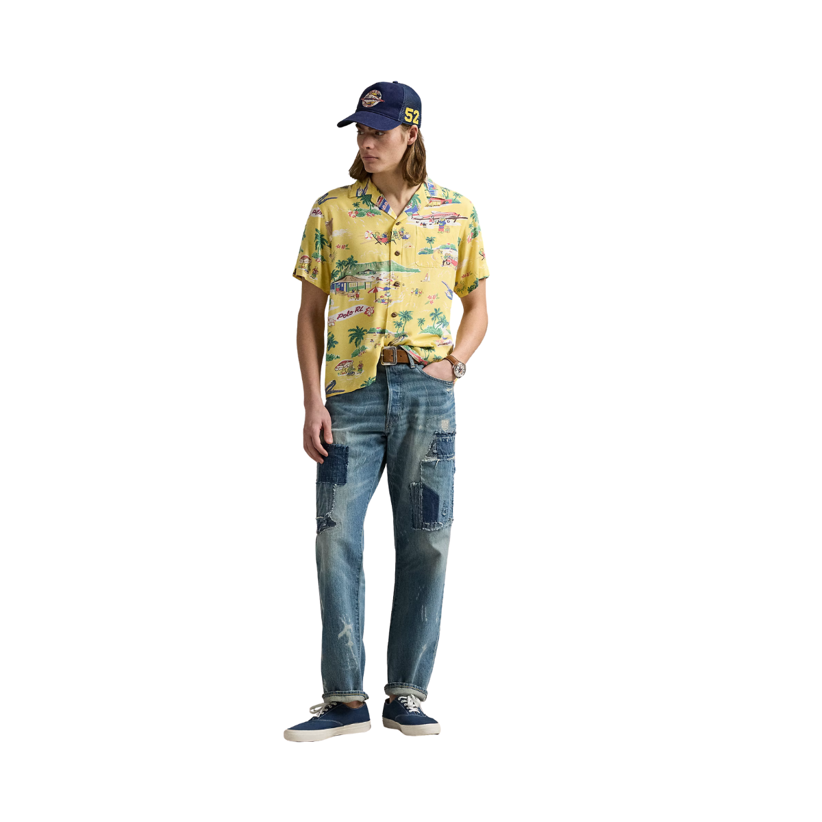 Short Sleeve Sport Shirt - On Holiday Bear