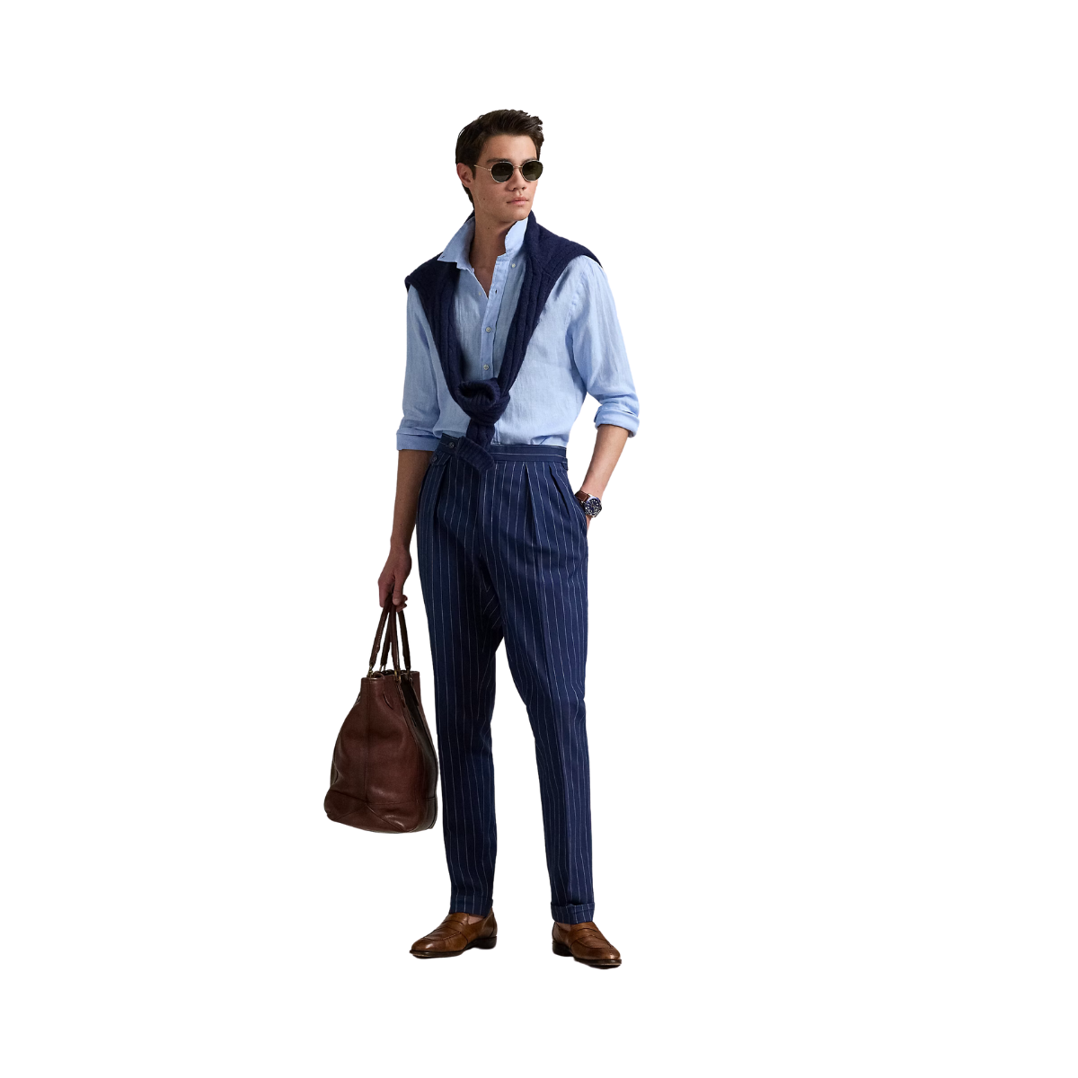 Long Sleeve Sport Shirt - Office Blue
