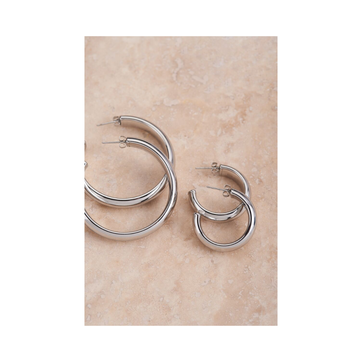 Earring Hoops Small - Silver
