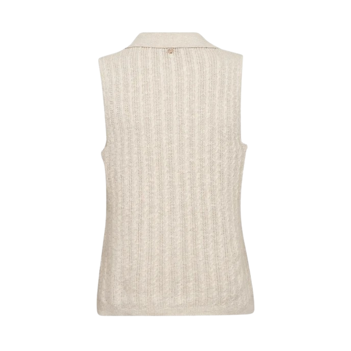 MMRinja Marisol Line Knit Top - Ecru