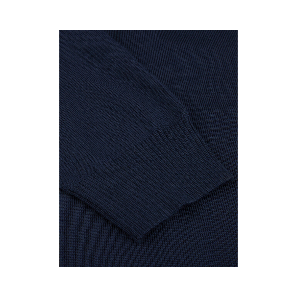 Cardigan Knitted Merino Wool - 190 Navy