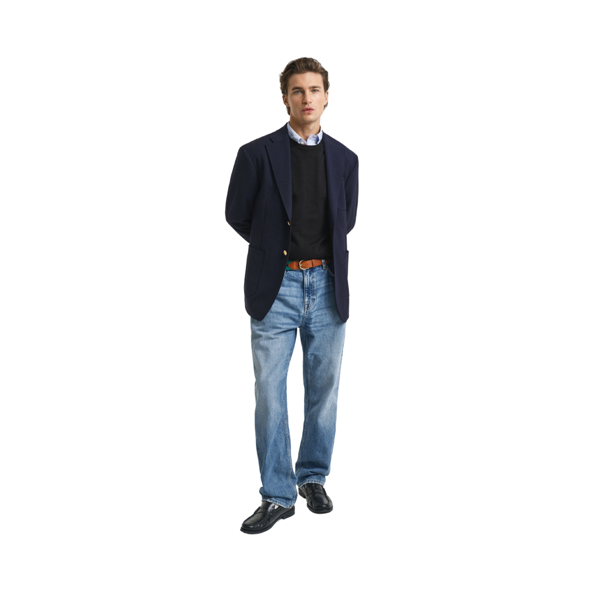 Classic Cotton C-Neck - Black