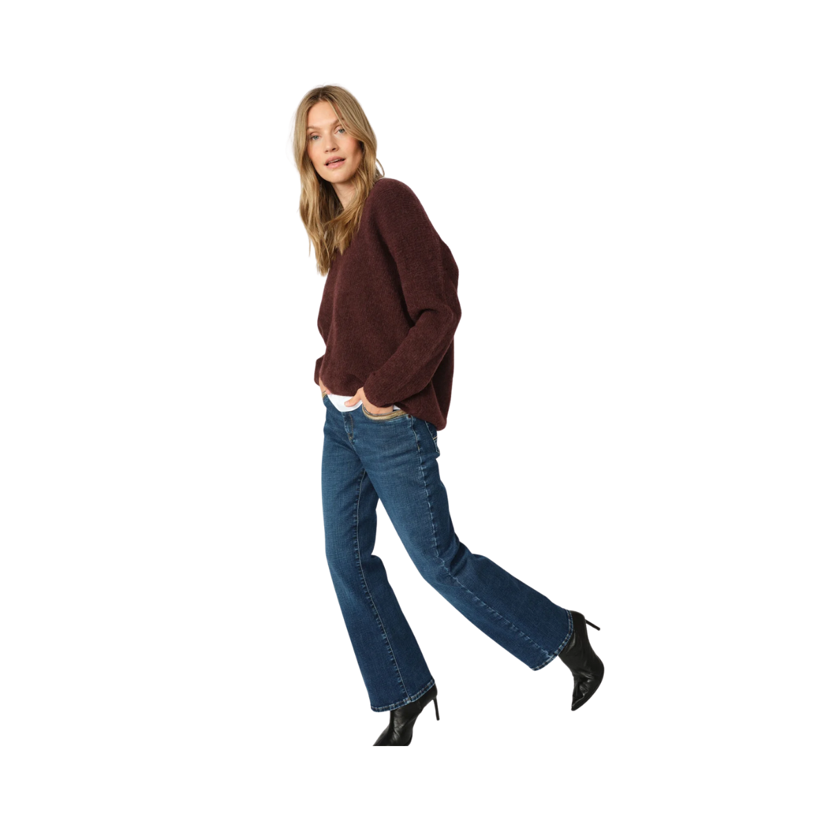 Cecilia Perla Jeans - Dark Blue