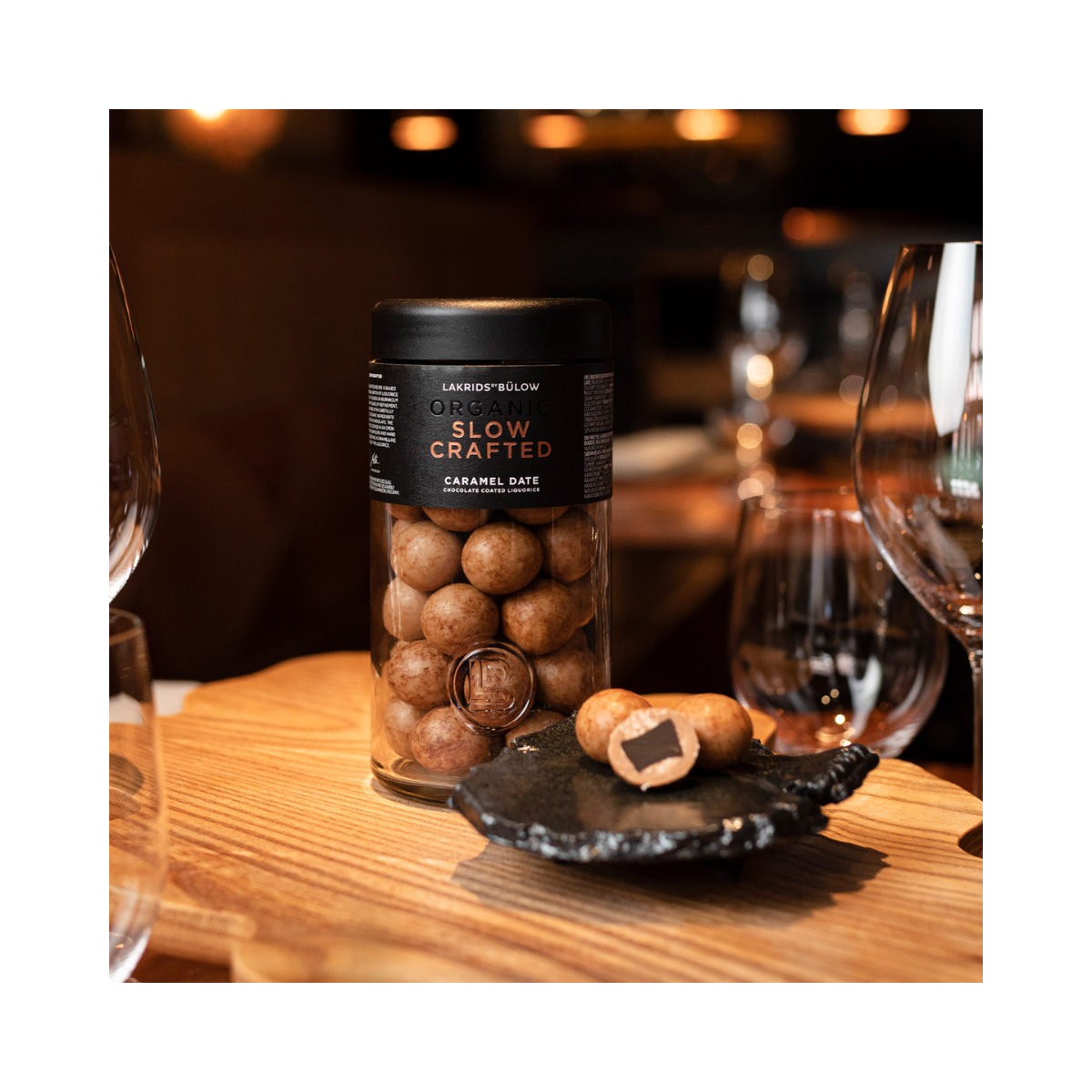 Chocolate Coated Liquorice - Caramel Date