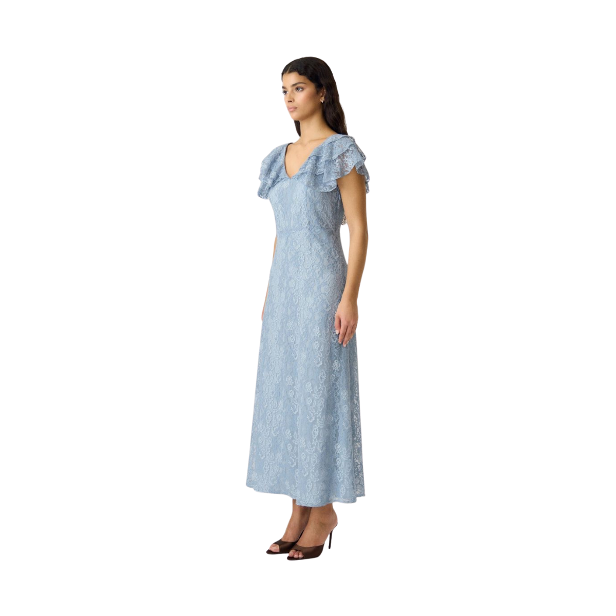 YASLovisa Ankle Lace Dress - Skyway