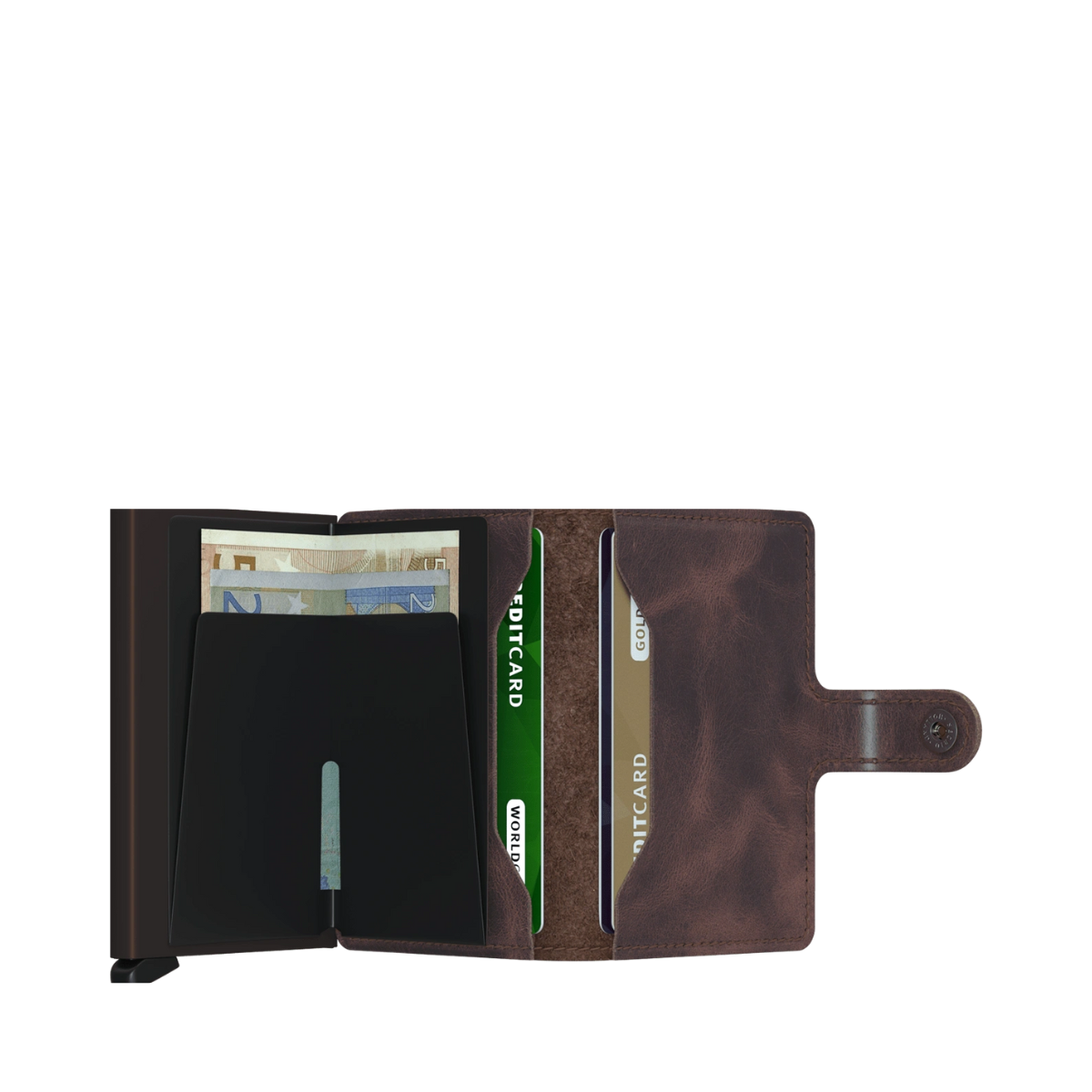 Vintage Miniwallet - Chocolate