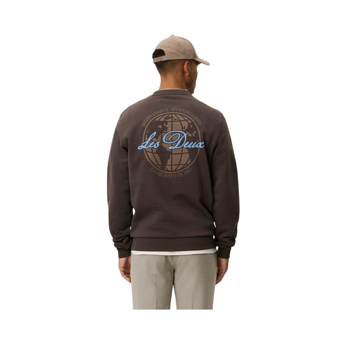 Ben Globe Sweatshirt - Turkish Coffee Brown