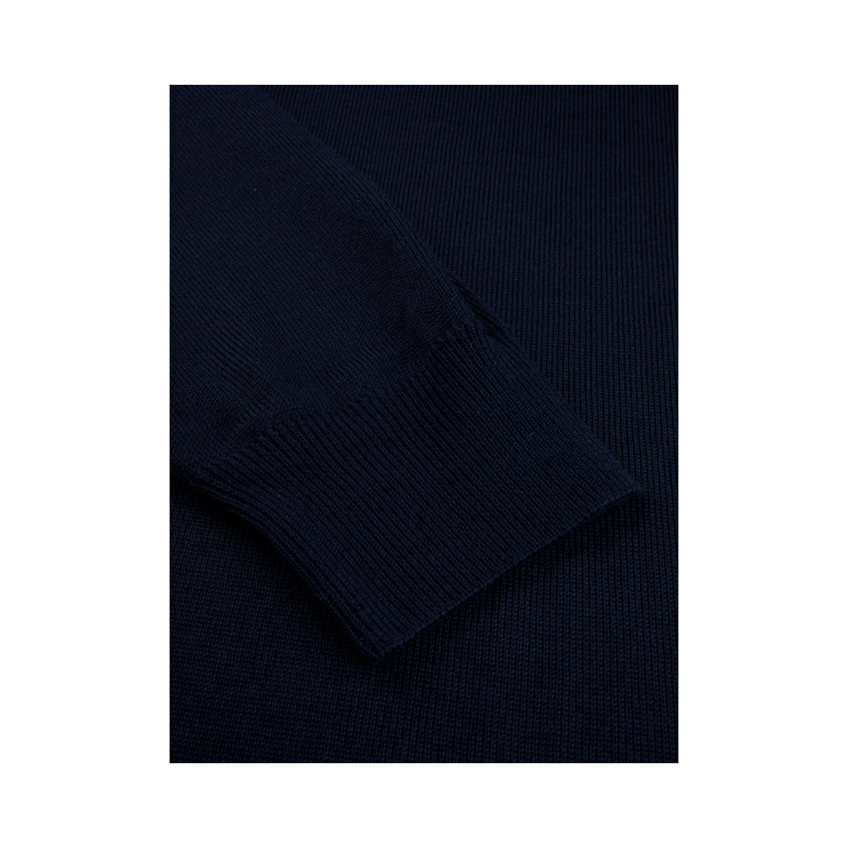 Pullover Knitted Roll Neck - Navy