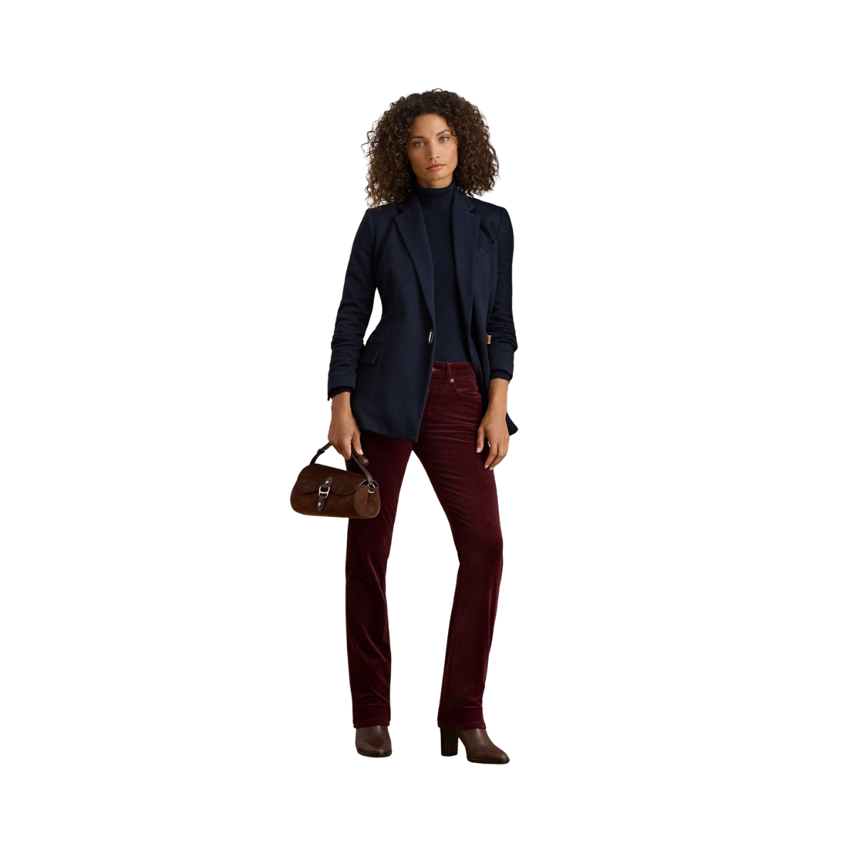 Midrise 5 Pocket - Dark Garnet