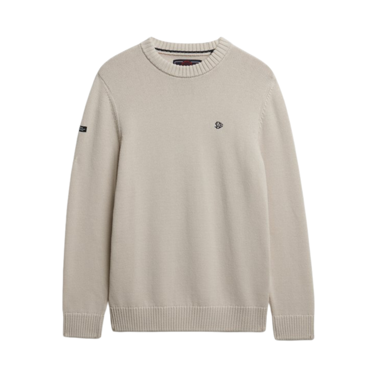 Preppy Cotton Jumper - Sailcloth White