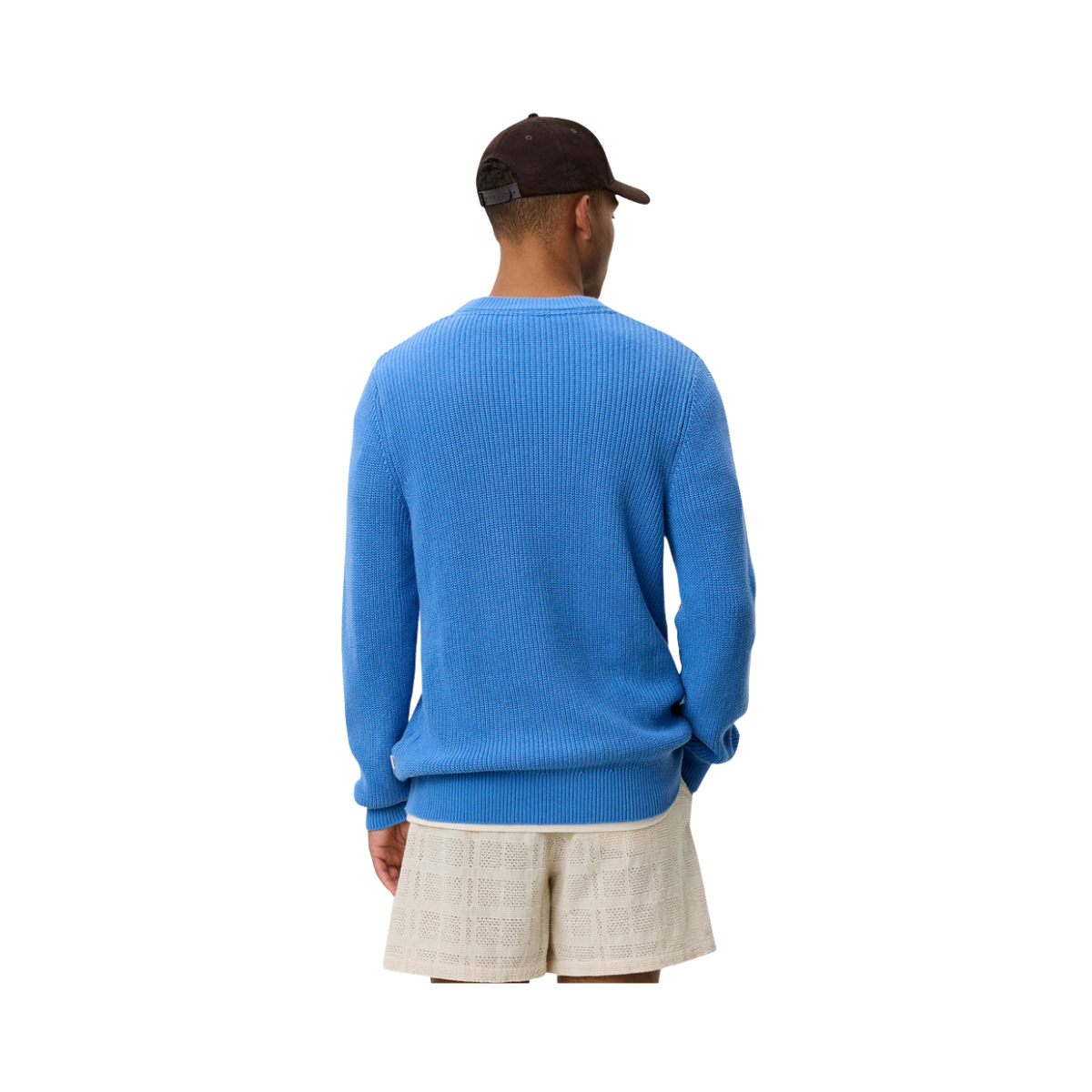 Gary Rib Crewneck Knit - 471 Palace Blue