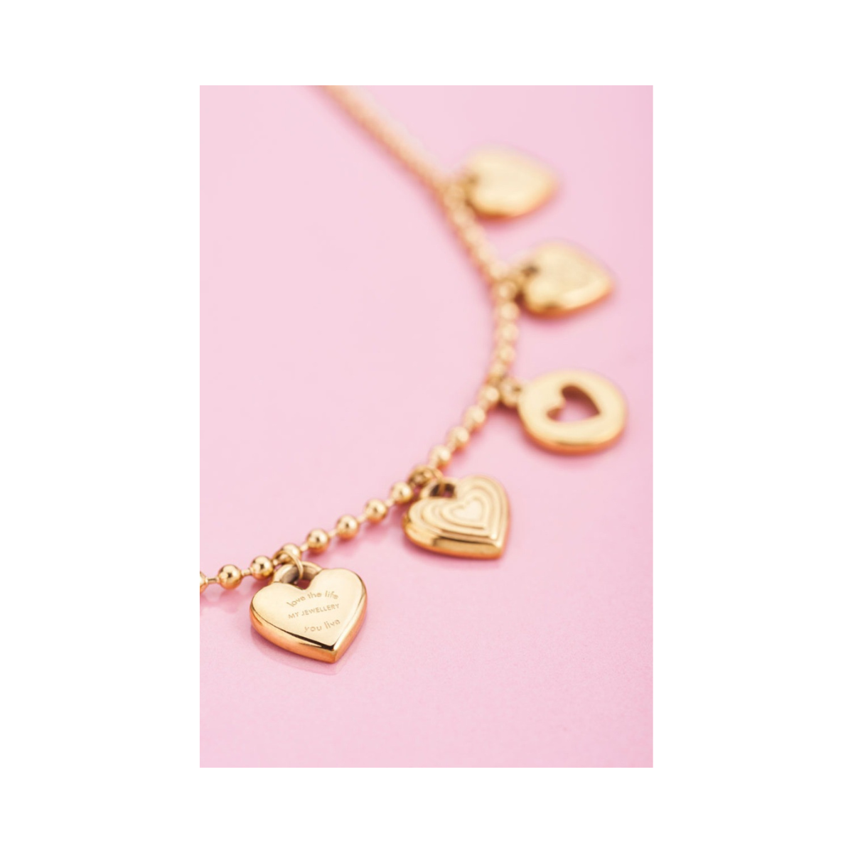 Ketting Candy Couture Charms - 1200 Gold