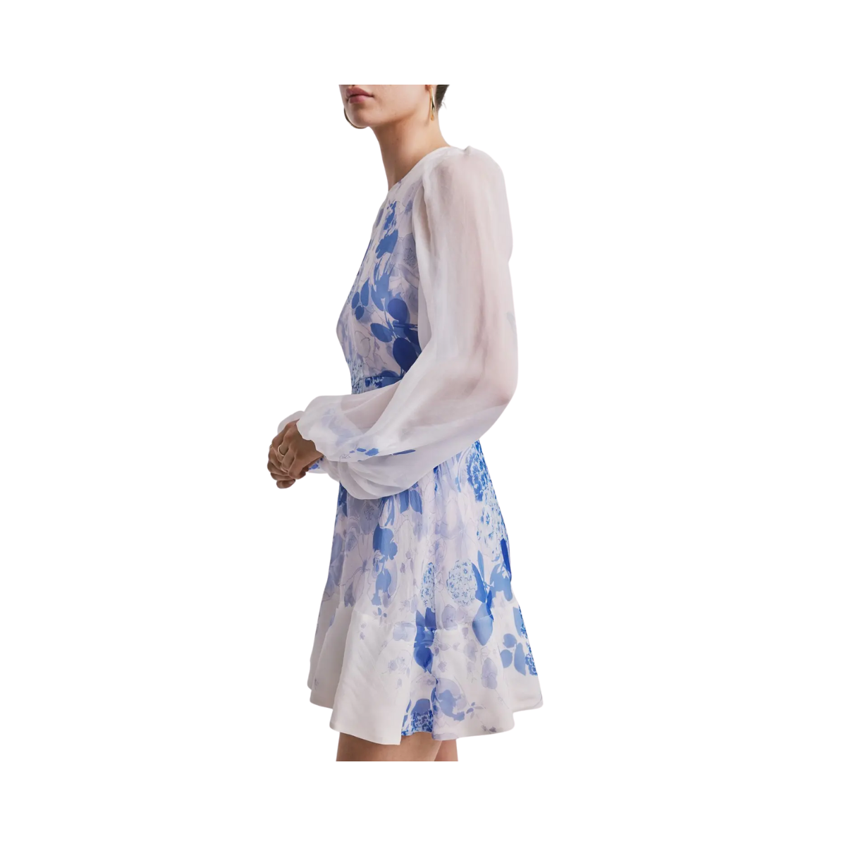 ORGANZA MINI DRESS - Skylight